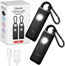 Personal Safety Alarm for Women – 130dB Loud Panic Siren Keychain - Rape Whis...