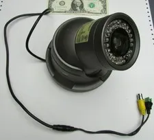 Used ADT Super High Resolution Analog CCTV IR Color Cameras 600TVL w/Turret Base