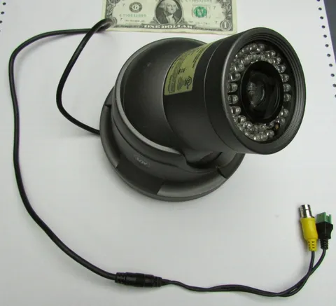 Used ADT Super High Resolution Analog CCTV IR Color Cameras 600TVL w/Turret Base