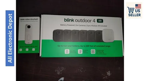New Blink Outdoor 4 XR 6 Cameras System w/ Sync Module + Video Doorbell