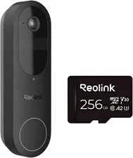 Video Doorbell (Battery) 256GB Microsd Card Bundle, 1:1 Head-To-Toe View, 2.4/5