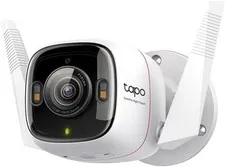Tapo ColorPro Wi-Fi Outdoor Camera, White MSRP $77.99