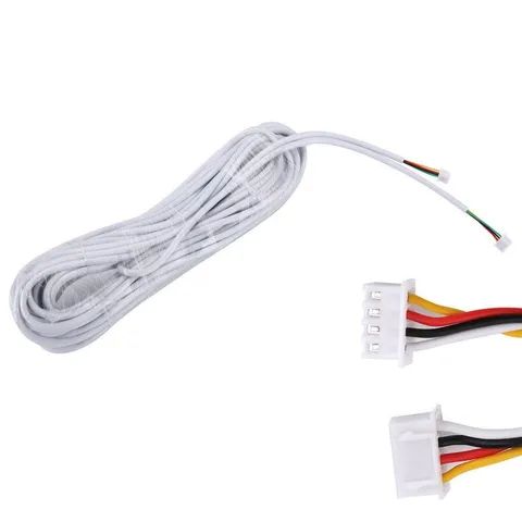4 Core 4pin 5/10/15/20/25/30M 2.54*4P Copper Wire Cable for intercom Doorbell