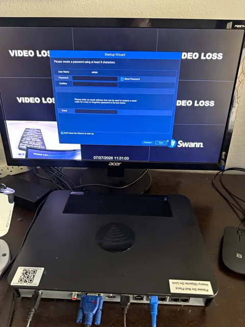 Swann 8580  NVR 8Ch HD Network Video Recorder 8Ch IP/Network POE   HDMI VGA