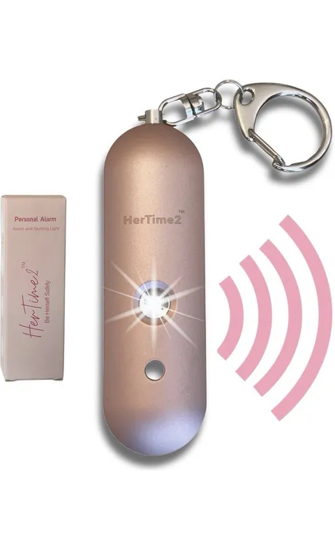 Personal Safety Alarm for Women - Loud Self Defense Siren, Waterproof Keychain