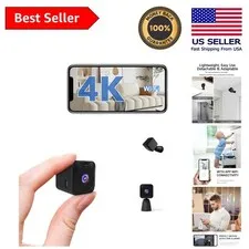 24/7 Indoor Pet Camera with HD 4K & App Control - Motion Alerts & Night Vision