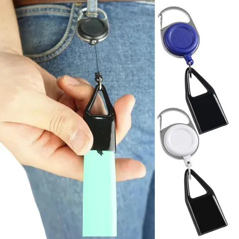 Retractable Lighter Clip Portable Lighter Keychain Lighter Leash Keychain Superb