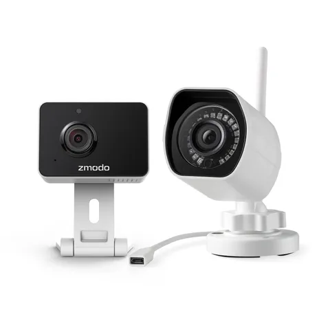 Indoor/Outdoor Camera 2 Pack, 1080P Wireless Home Security Cameras with Motion D