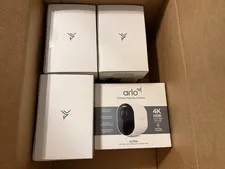 Qty 4 - Sealed Arlo Ultra 4K 3rd Gen Single Add On Camera Battery Powered Sealed