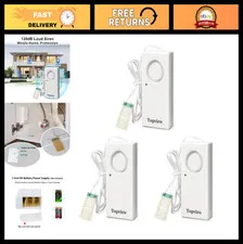 Water Leak Alarm for Basement & Sump Pump Overflow - 120dB Battery Operated, 3 P