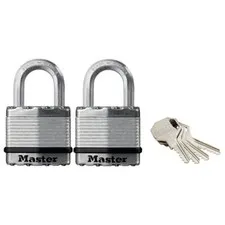 Master Lock M1EURT Excell™ Laminated Steel 45mm Lock - 24mm Ka X 2
