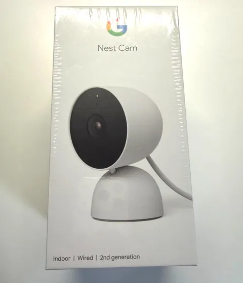 Google Nest Cam 2nd Gen Indoor Wired 1080p Home Security Camera White NEW