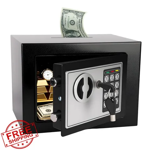 MAESTON Mini Safe Box Digital Keypad Black