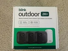 Blink Outdoor 2K+ Wireless 3 Camera Security System w/ Sync Module ~ FREE SHIP!