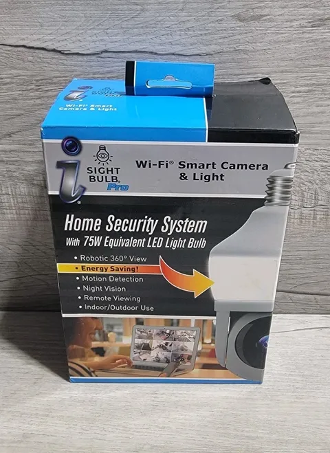 Sight Bulb Pro Wi-Fi Bulb Camera 360° View Motion Detection Night Vision 3MP