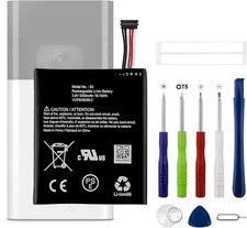 New Rechargeable Battery S2 Compatible with Ring Video Doorbell 2nd Generation