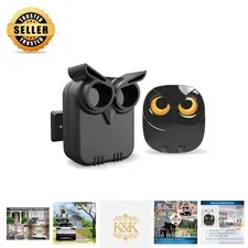 Easy Install Wireless Driveway Alarm - 1/2 Mile Range & Adjustable Sensitivity
