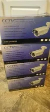 CCTV SecurityPros CSP-240WDR 700TVL WDR IR Bullet Wired BNC Silver 4pk