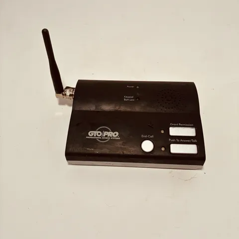 GTO PRO Wireless  Intercom  Professional Access System - Intercom Only