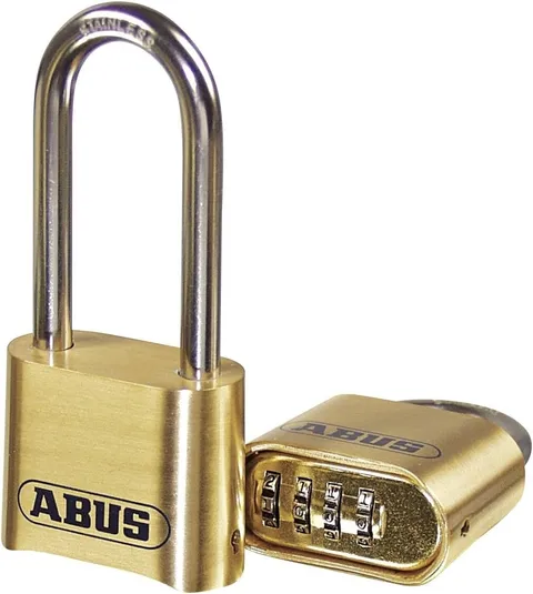 ABUS - 180IB/50HB63 50mm Brass Body Combination Padlock Long Shackle (4-Digit)