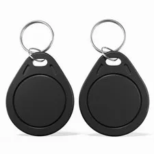 10-Black M-I-F-A-R-E Classic 1K Keychain RFID IC S50 Key Fob ISO14443A 13.56M...