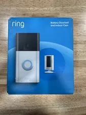 Ring Starter Set with Battery Doorbell and Indoor Cam Camera 2nd Gen BRAND NEW