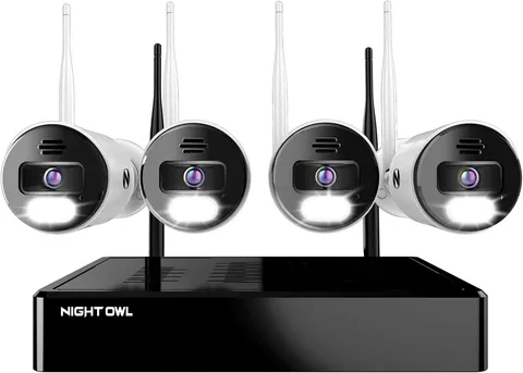Night Owl 4K 10 Channel Wi-Fi Security System with 4 Wi-Fi Cameras (BTWN8-4L1)™