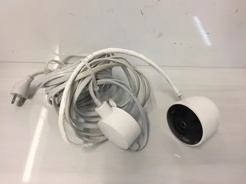 Google Nest Cam Outdoor NC2100ES 1st Gen Security Camera and Power Adapter