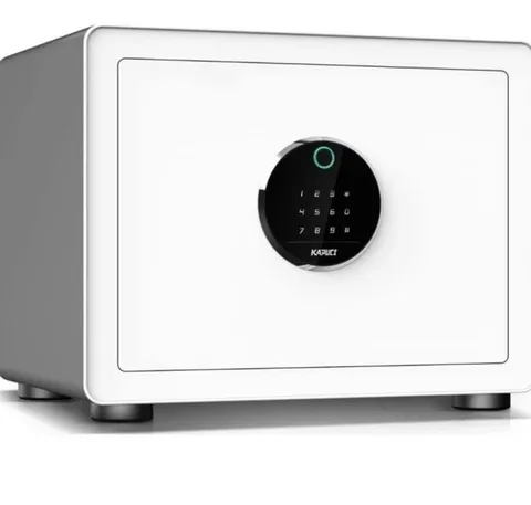 KAPUCI Modern Minimalism Design Biometric Fingerprint Touch Screen Safe, 1.28 Cu