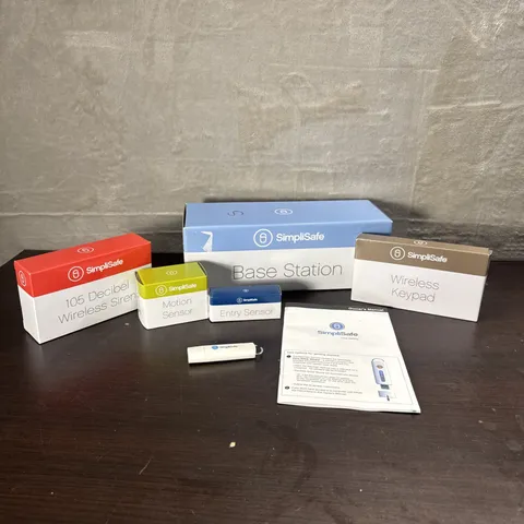 SimpliSafe Home Security System - 1st Generation - 5 Piece Bundle NEW