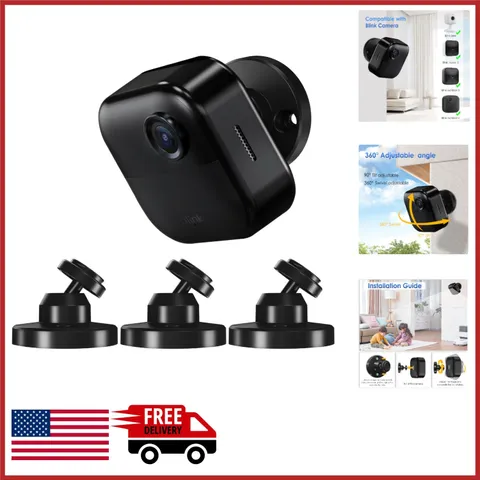 Blink Camera Mount Bracket 3 Pack Adjustable Wall Mount for Easy Installation