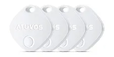 ATUVOS Air Tracker Tags-4 Pack, Bluetooth Luggage Tracker Works wit... Fast Ship