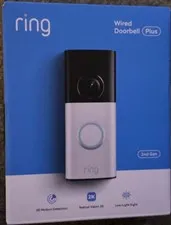 Ring - Wired Doorbell Plus (2nd Gen) Retinal 2K