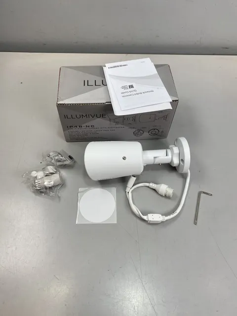 MSTR Illumivue 4MP IP Turret Camera with Nightcolor  IP4B-NC - White