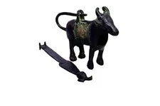 Handmade Brass Antique Finish Unique Cow Design Padlock With Key