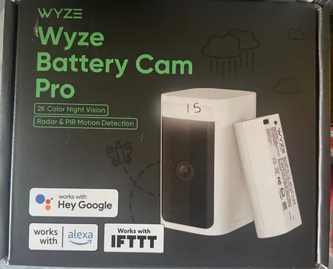 NEW Wyze WYZECOP Battery Cam Pro Security Camera - White