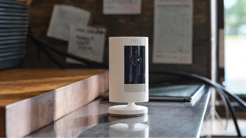 Ring Stick Up Cam Outdoor Wireless Security Camera - White