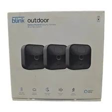 Blink Outdoor 3rd Gen HD Security Camera System 3 Camera Kit NEW Alexa