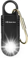 135Db Rechargeable Personal Safety Alarm Built-In Ultra-Bright Flashlight. Non S