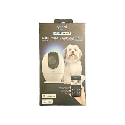 Geeni PetConnect Tracking Camera Pet Camera with Auto-Follow 2K Quad HD: