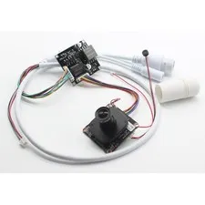HD 8mp IP Camera board CCTV 48V POE power module Security Network + cable lens
