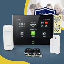 HOMSECUR Home WiFi 4G Alarm System Kit With One Wireless PIR & Door Sensor