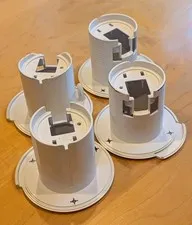 Ubiquiti UVC-G3-F-C Flex Camera Ceiling Mounts Set of 4, No Drop Ceiling Piece 