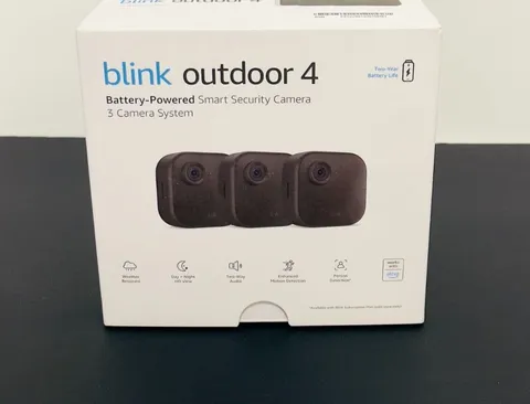 Blink Outdoor 4 1080p HD Outdoor Camera System Battery Powered (3-pack)