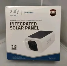 eufy SoloCam S40 2K Outdoor SOLAR PANEL Security Spotlight Camera Night Vision