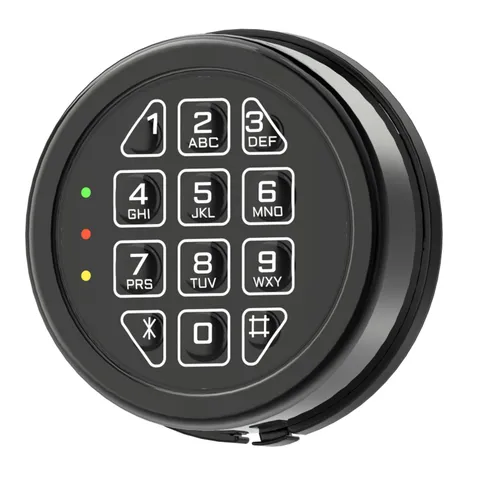 Gun Safe Replacement Digital Keypad Lock With Solenoid Lock Electronic - Black