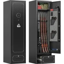 8-10 Large Gun Safe - Gun Safe for Rifles and Pistols Long Rifle Safes Quick ...