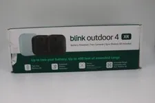 New Blink Outdoor 4 XR Two Camera System w/Sync Module 2 Camera