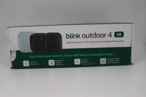 New Blink Outdoor 4 XR Two Camera System w/Sync Module 2 Camera