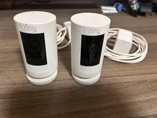 2 Ring Stick Up Cam Security Camera - White (No Battery)